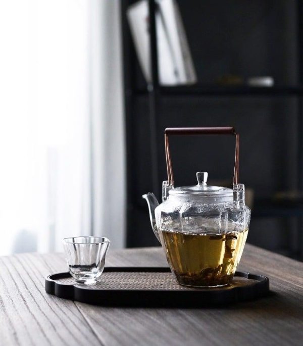 Japanese-style Heat-resistant Glass Handmade Hammer Pattern Small Teapot