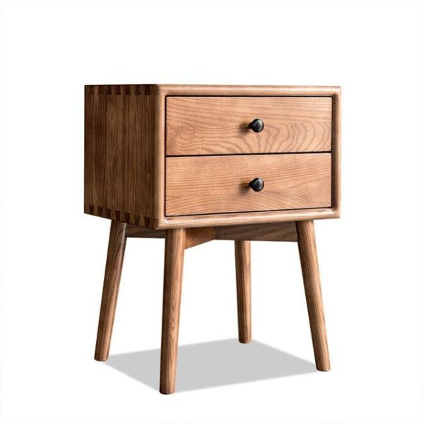 Hiroko - Living Room Ash Wood Two-story Drawer Cabinet