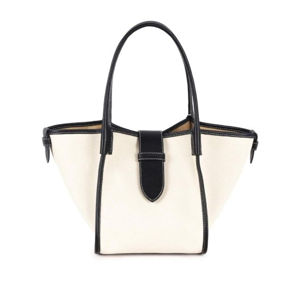 Classic Large Black Two-handed Canvas Square Swing Bag - Wings Bag | ShoulderBag | Handbag